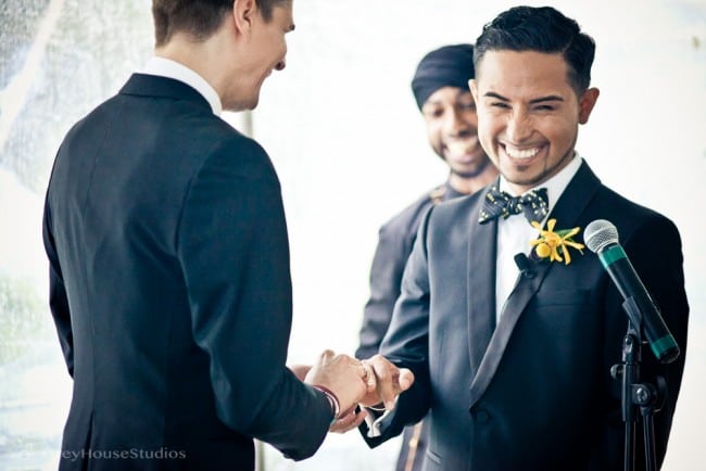 Andrew + Xavier's same-sex estate wedding at Winvian resort in Morris, CT