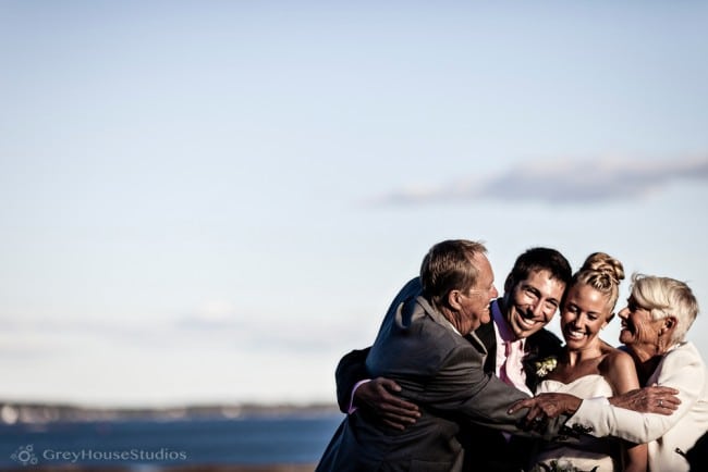 Sarah + Mike's Seaside Backyard Wedding in Falmouth, ME photography by GreyHouseStudios