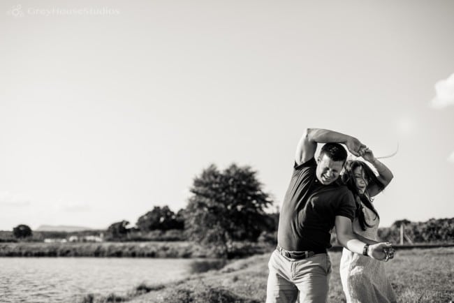 Maria + Andrew's Gouveia Vineyard Engagement photos in Wallingford, CT by GreyHouseStudios