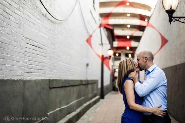 Jenny + Ben's City Engagement photos in New Haven, CT by GreyHouseStudios