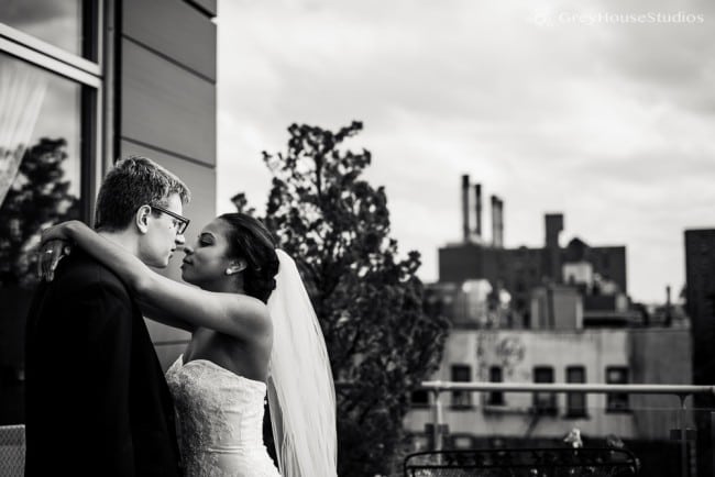 east village nyc rooftop first look photos before wedding