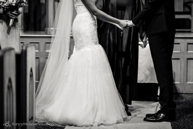 middle collegiate church nyc wedding ceremony hold hands photos